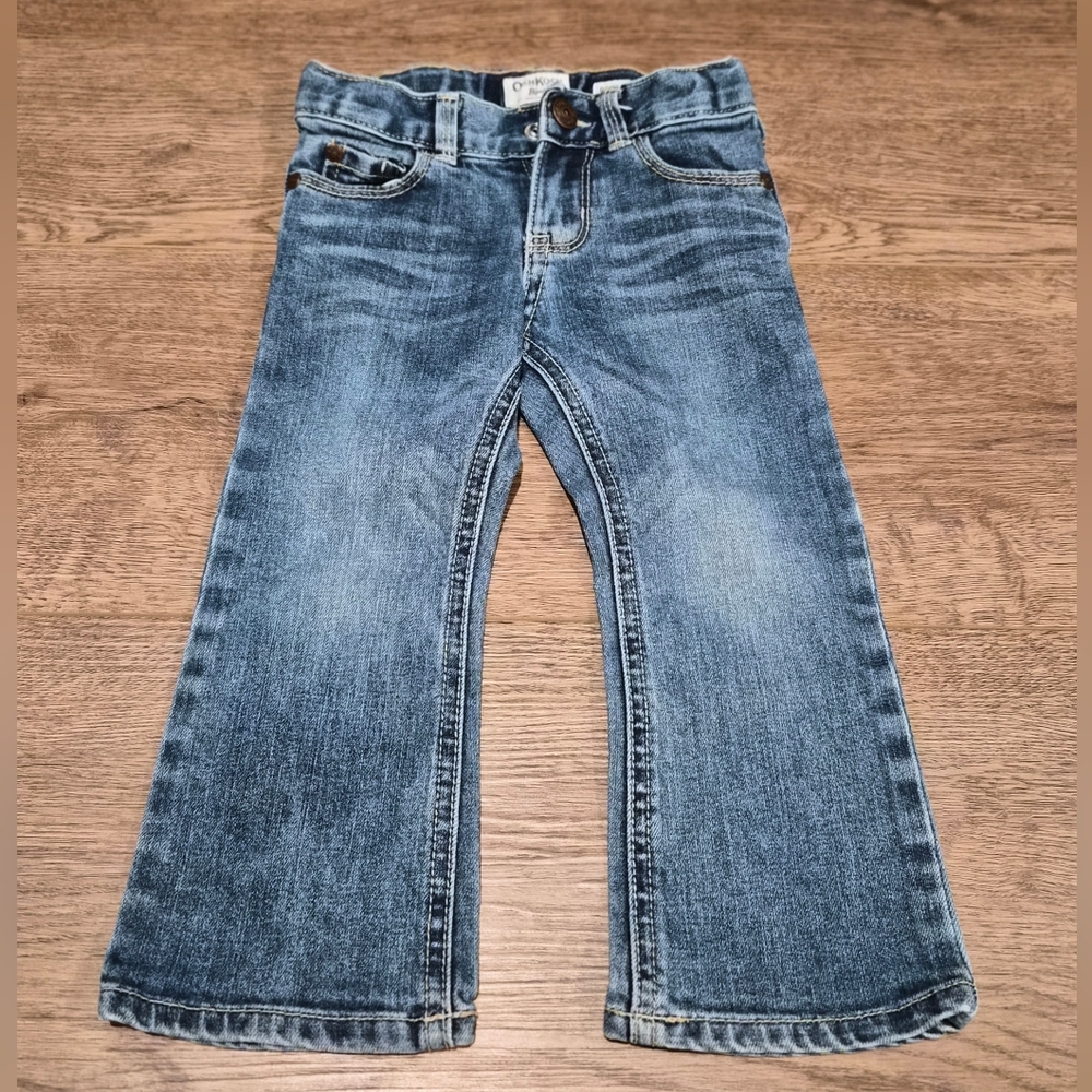 Osh Gosh Classic Blue Denim Kids Jeans Sz 2
